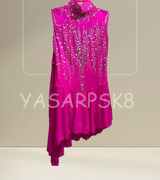 Fuchsia Fabric Mesh/ Girls 10-12