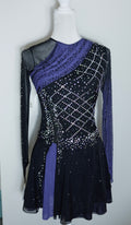 NWT Adult Small Black /Blue freestyle dress