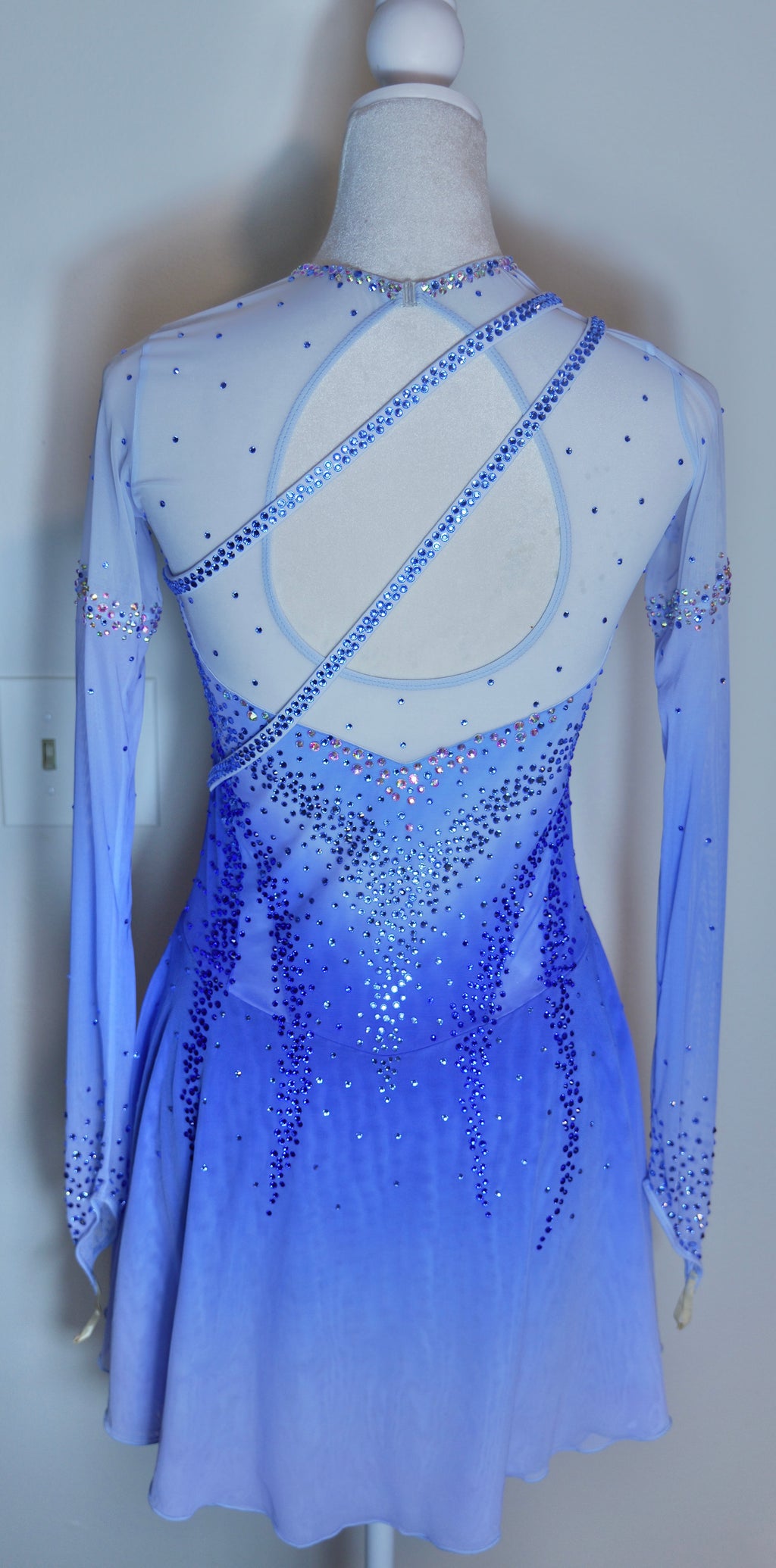 Adult Medium Blue Ombre freestyle dress