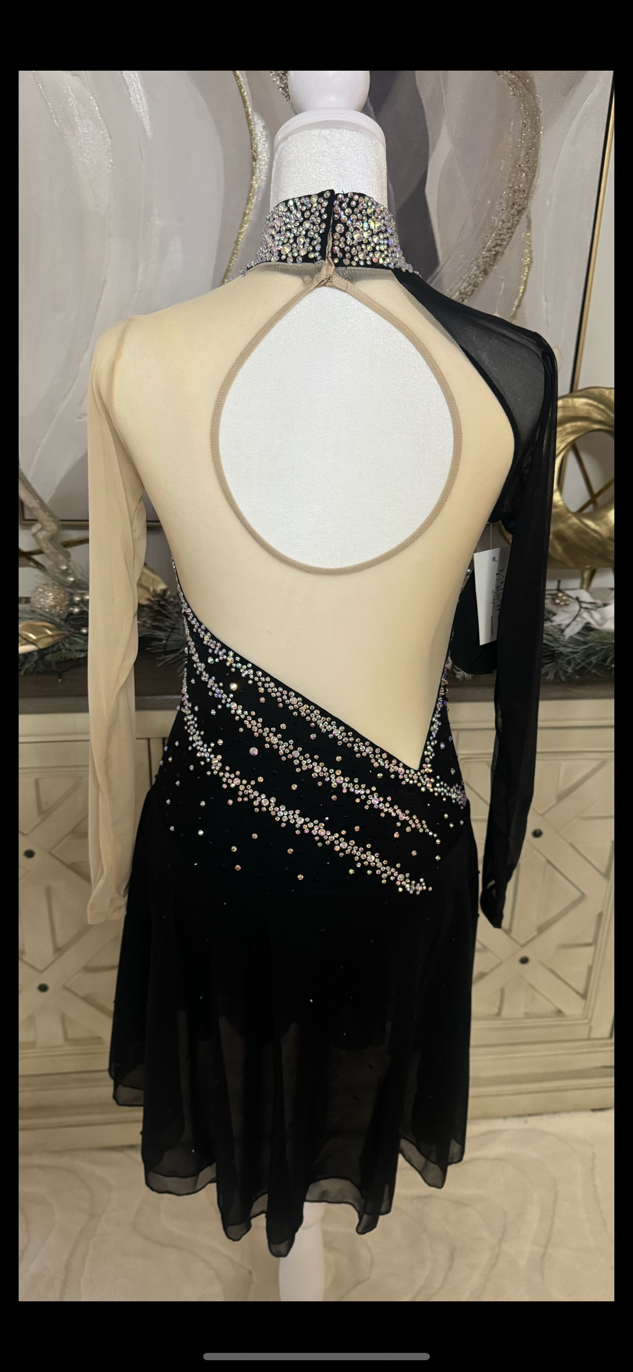 NWT adult S Mesh over Mesh , Dance skirt