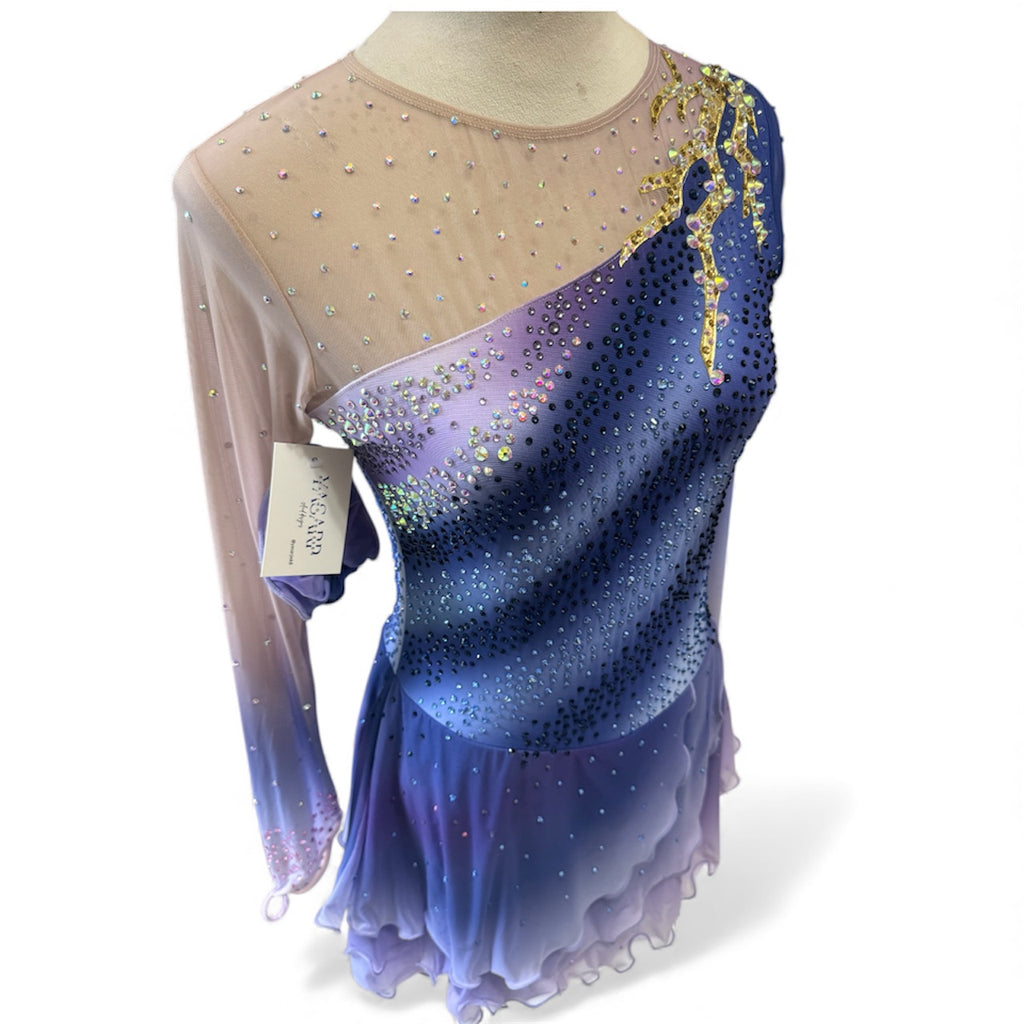 Figure Skating Dress Adult Medium Ombré