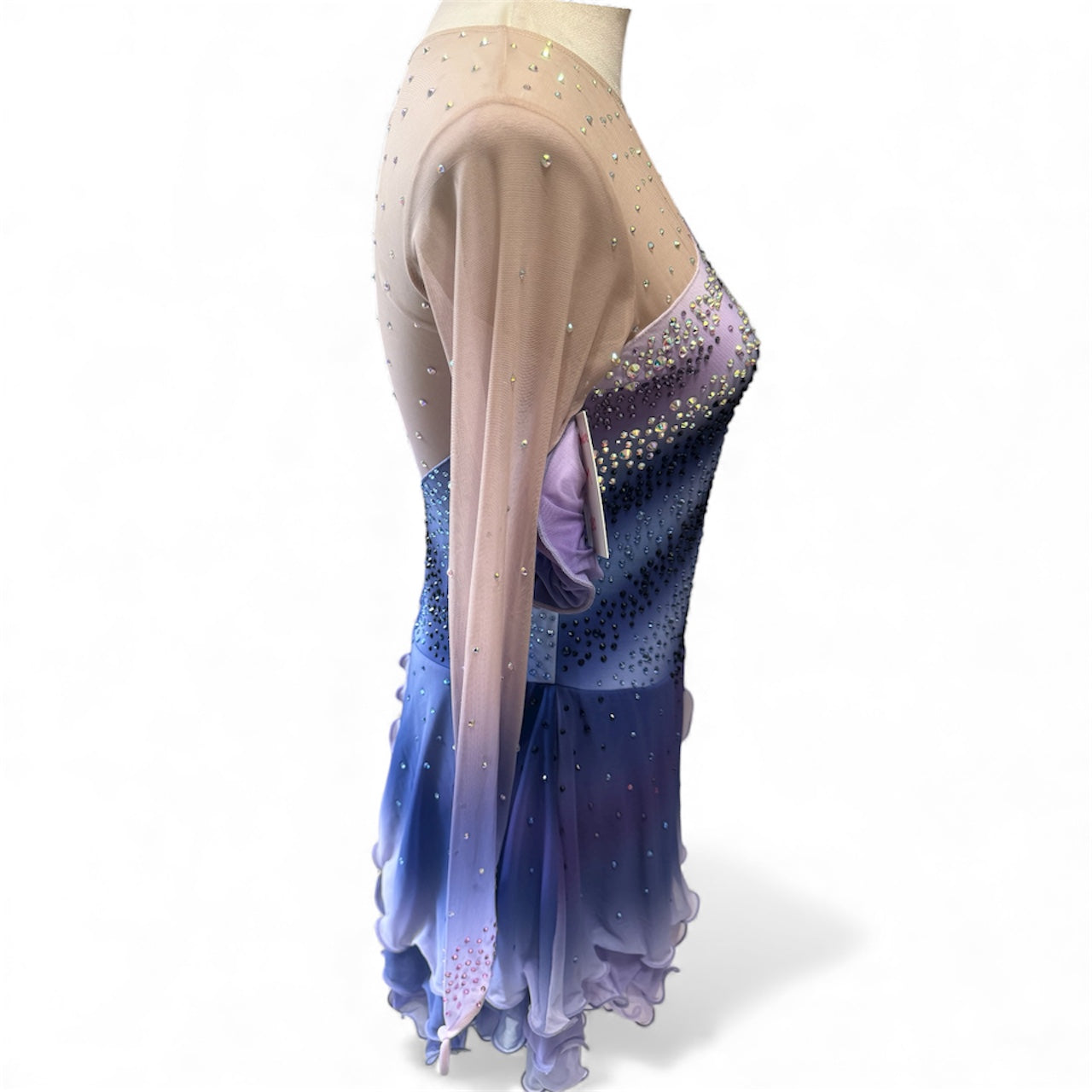 Figure Skating Dress Adult Medium Ombré