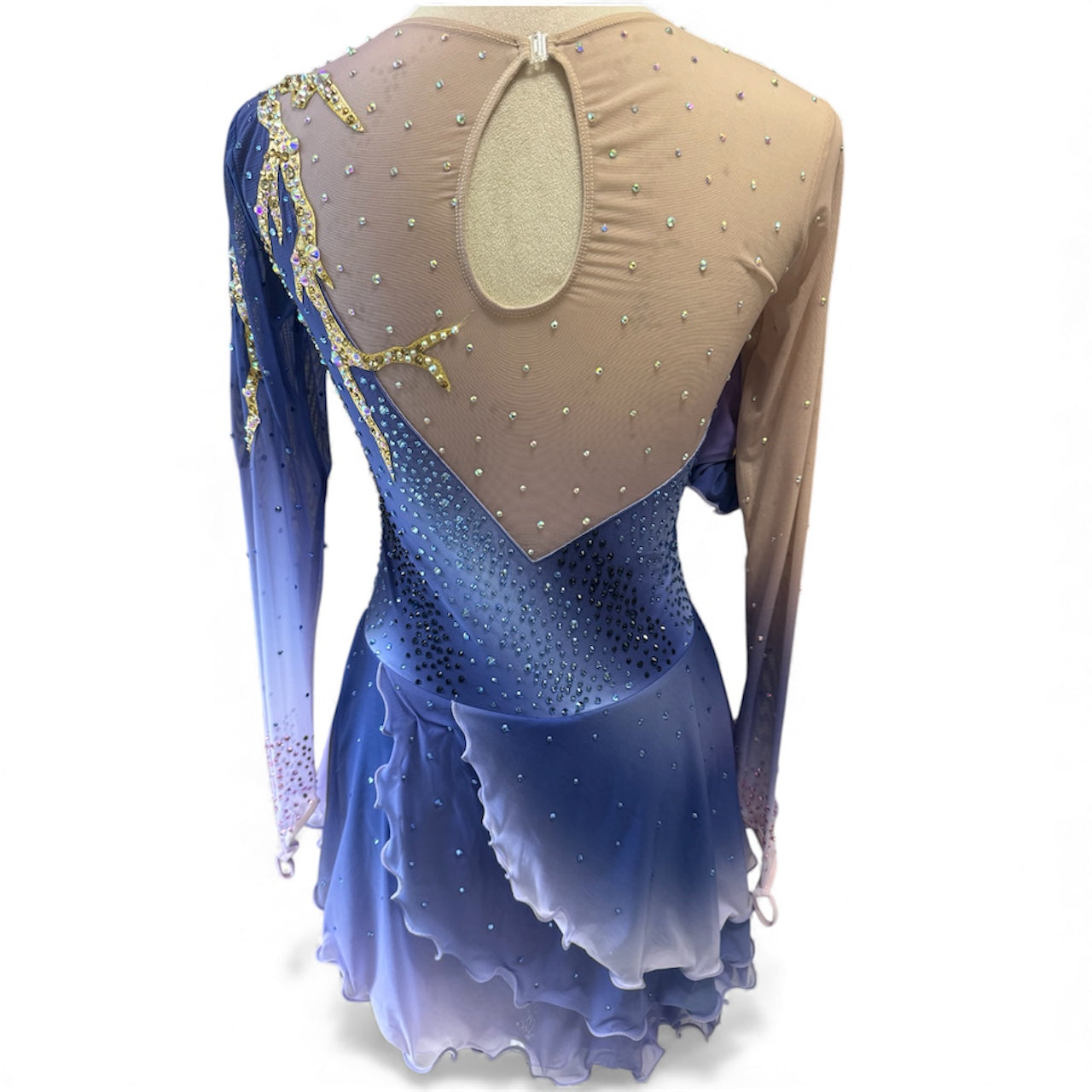 Figure Skating Dress Adult Medium Ombré